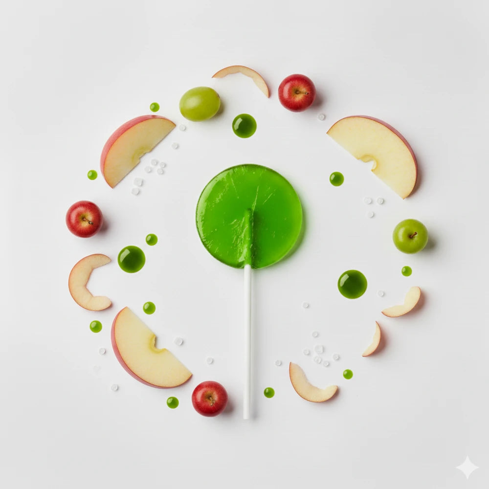 CBD Lolly Zuckerfrei Apfel