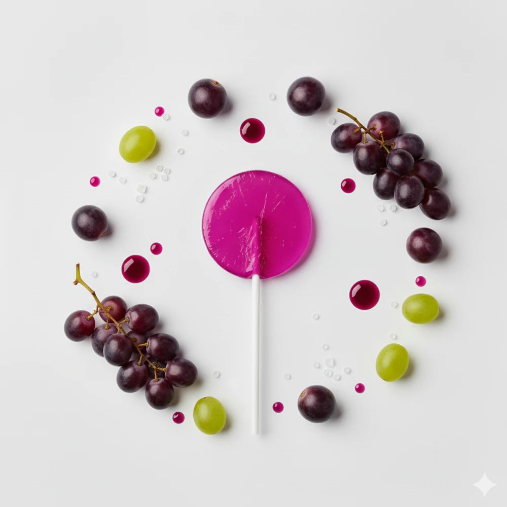 CBD Lolly Zuckerfrei Traube