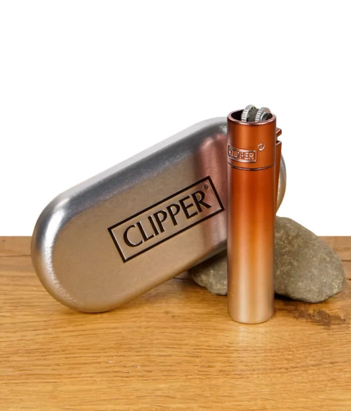 Gradient Elegance Feuerzeug Silber-Rosé - Secret Flowers