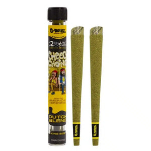 G-Rollz Cheech & Chong™ 2x Terpene Infused KS Blunt Cones - Dutch Blend - Secret Flowers