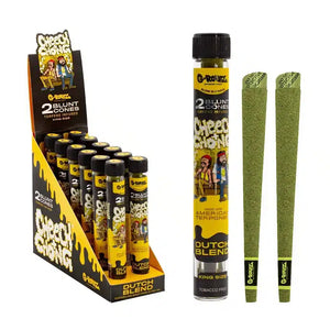 G-Rollz Cheech & Chong™ 2x Terpene Infused KS Blunt Cones - Dutch Blend - Secret Flowers