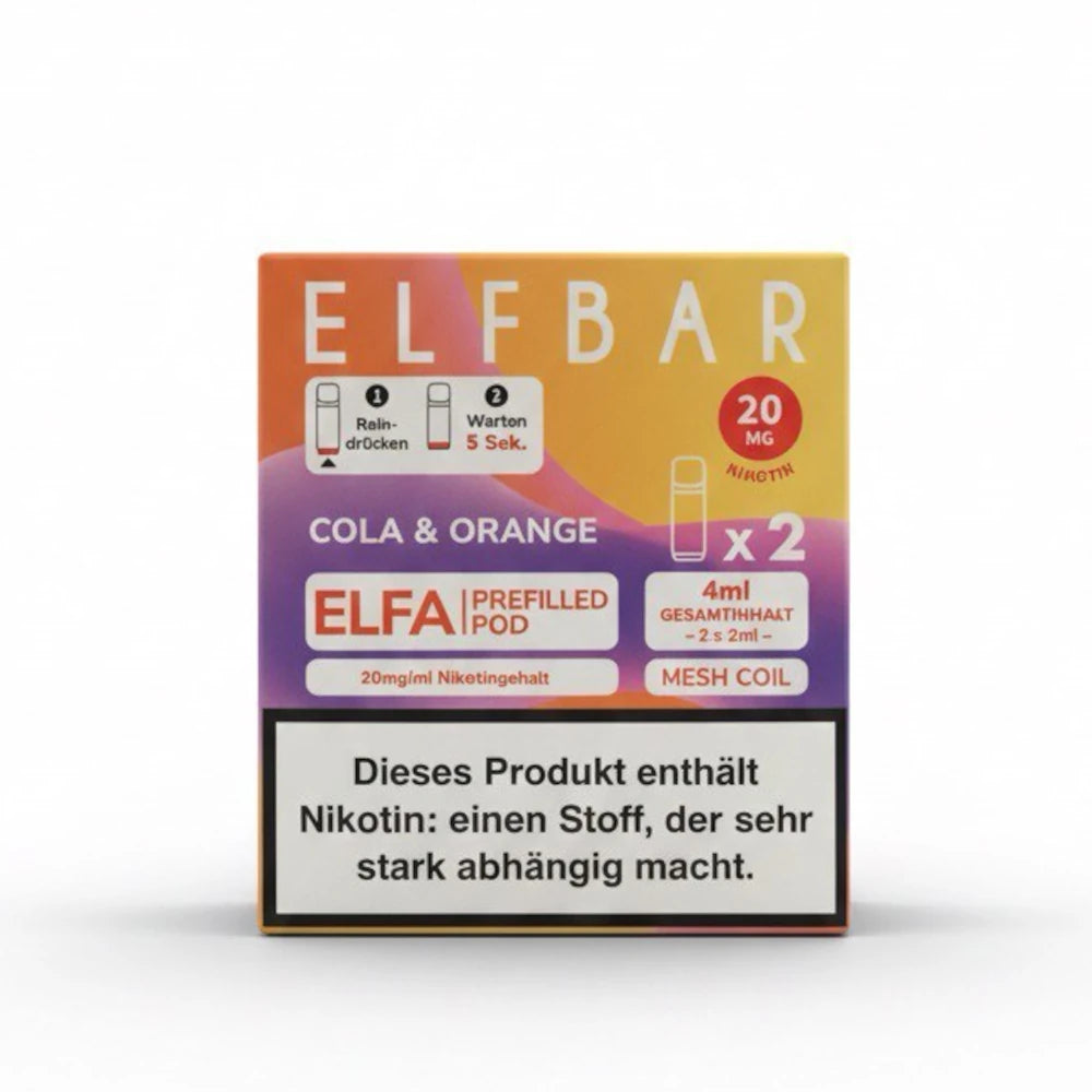 ELFA Pods Cola & Orange