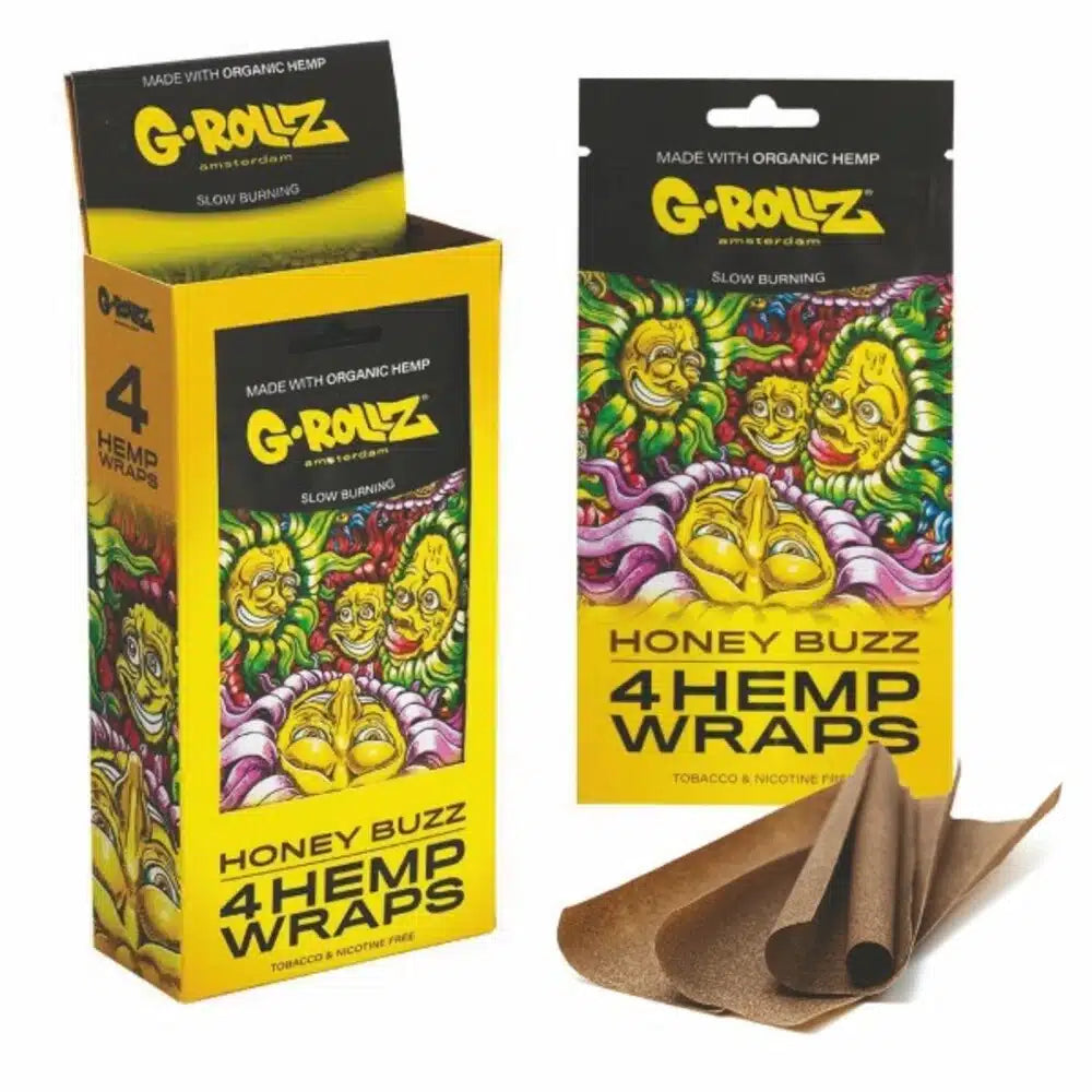 G-Rollz 4x Flavored Hemp Wraps - Honey Buzz - Secret Flowers