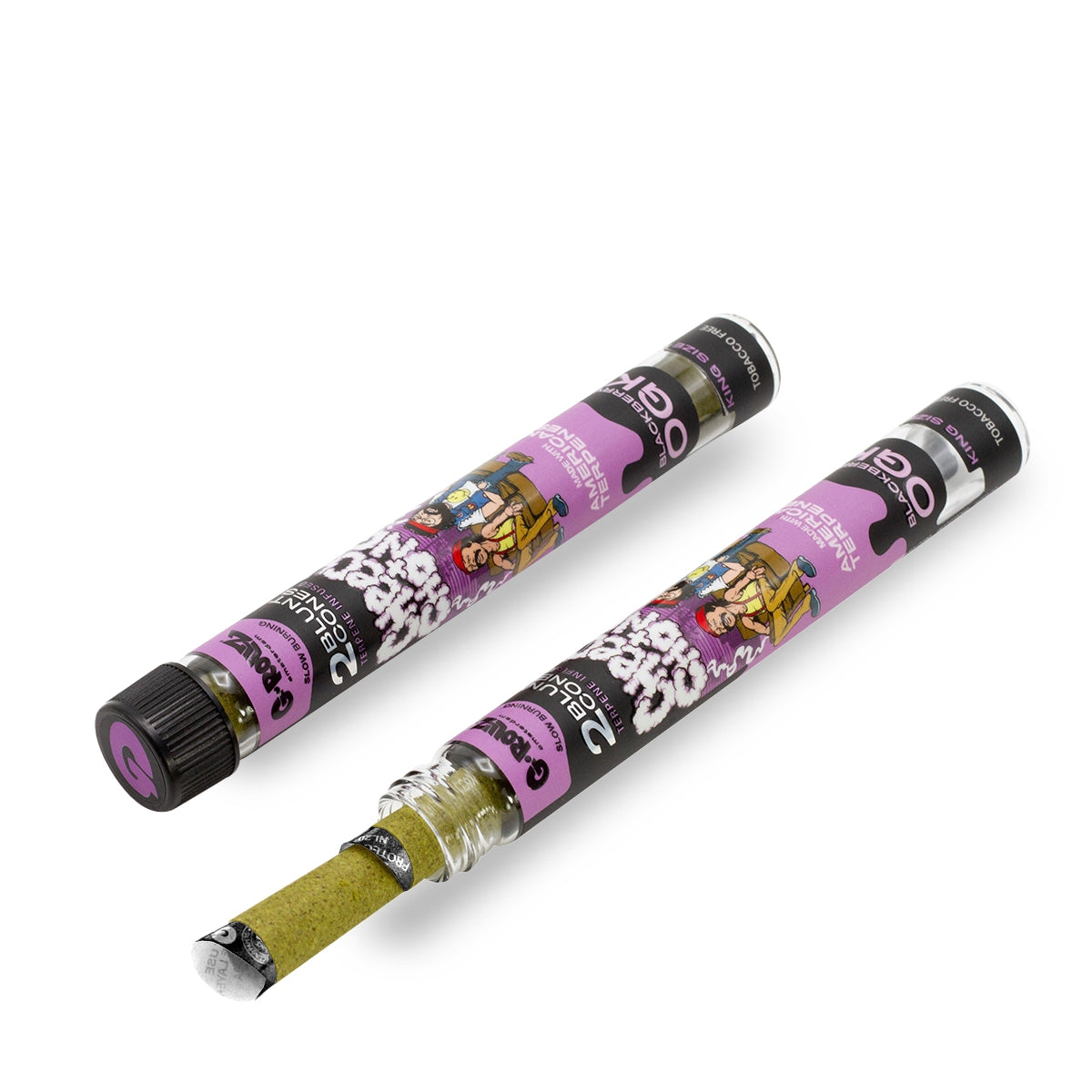 G-Rollz Cheech & Chong™ 2x Terpene Infused KS Blunt Cones - Blackberry OGK - Secret Flowers
