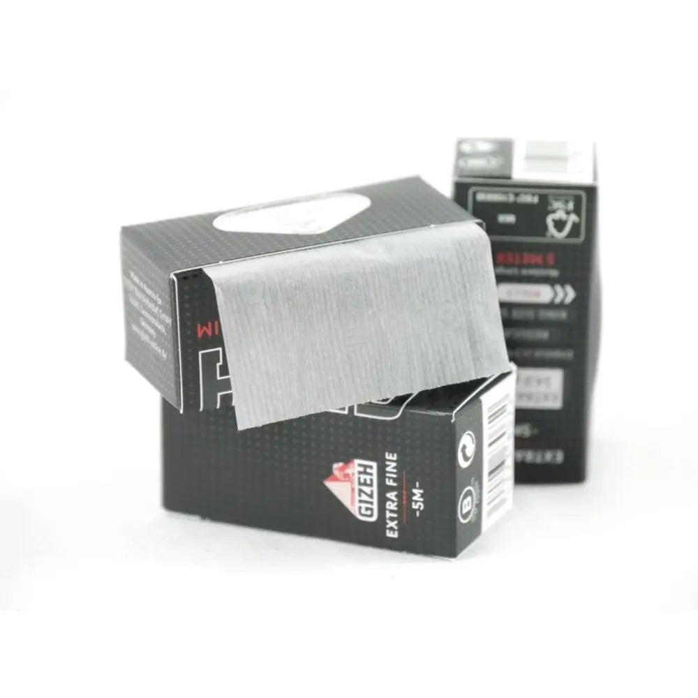 Gizeh Black King Size Slim Rolls 5m - Secret Flowers