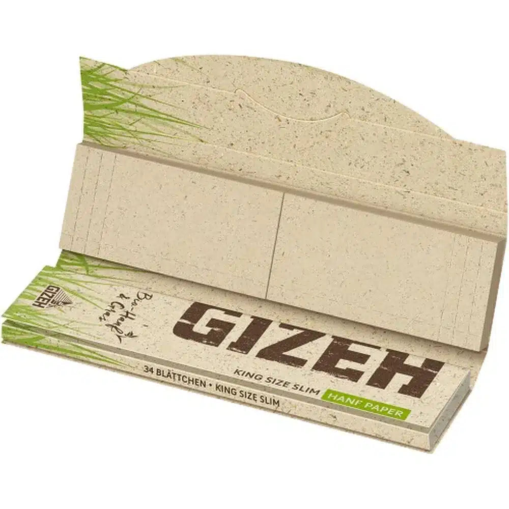 Gizeh King Size Slim Hanf Papers + Tips - Secret Flowers