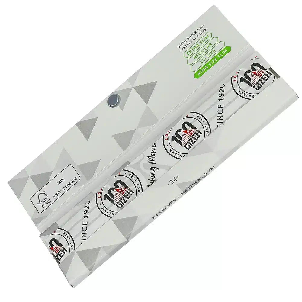 Gizeh King Size Slim Papers Super Fine - Secret Flowers