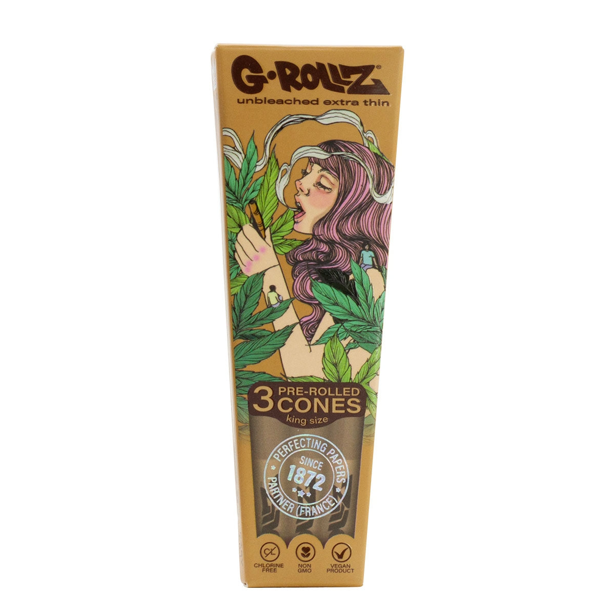 G-Rollz Colossal Dream 3 Pre-Rolled KS Cones unbleached - Secret Flowers