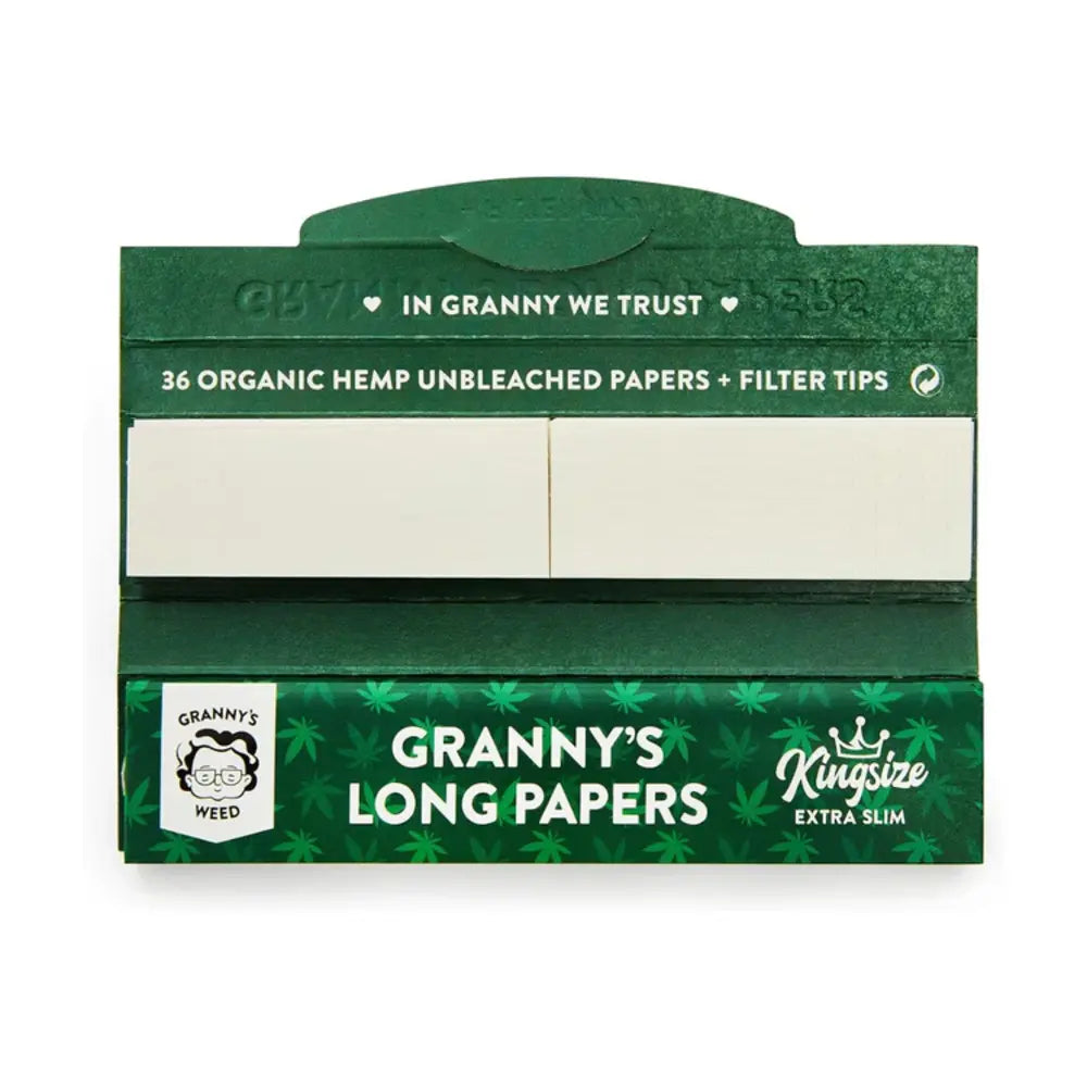 Granny's Long Papers King Size Slim + Filter Tips
