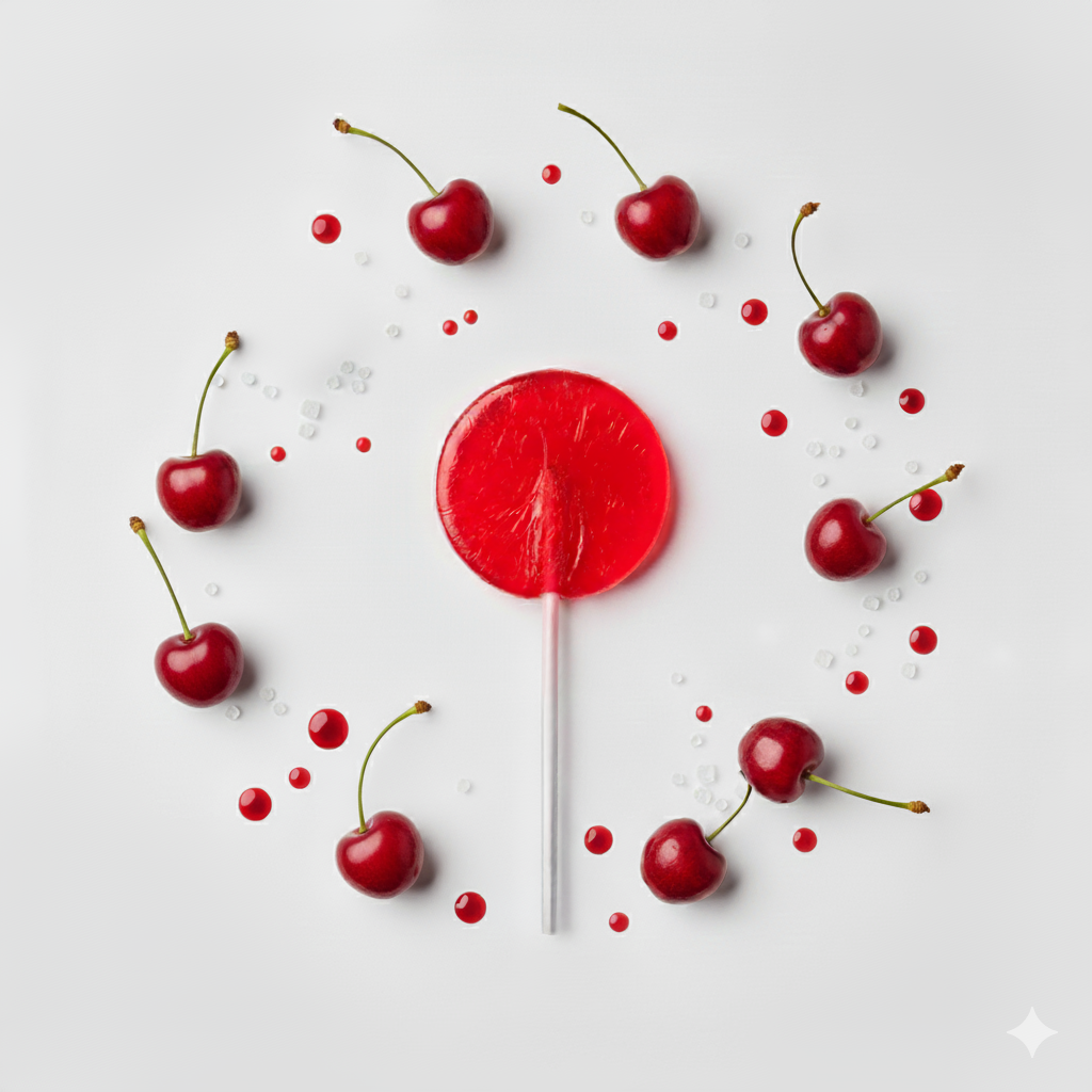 CBD Candy | Lolly Zuckerfrei Kirsche - Secret Flowers