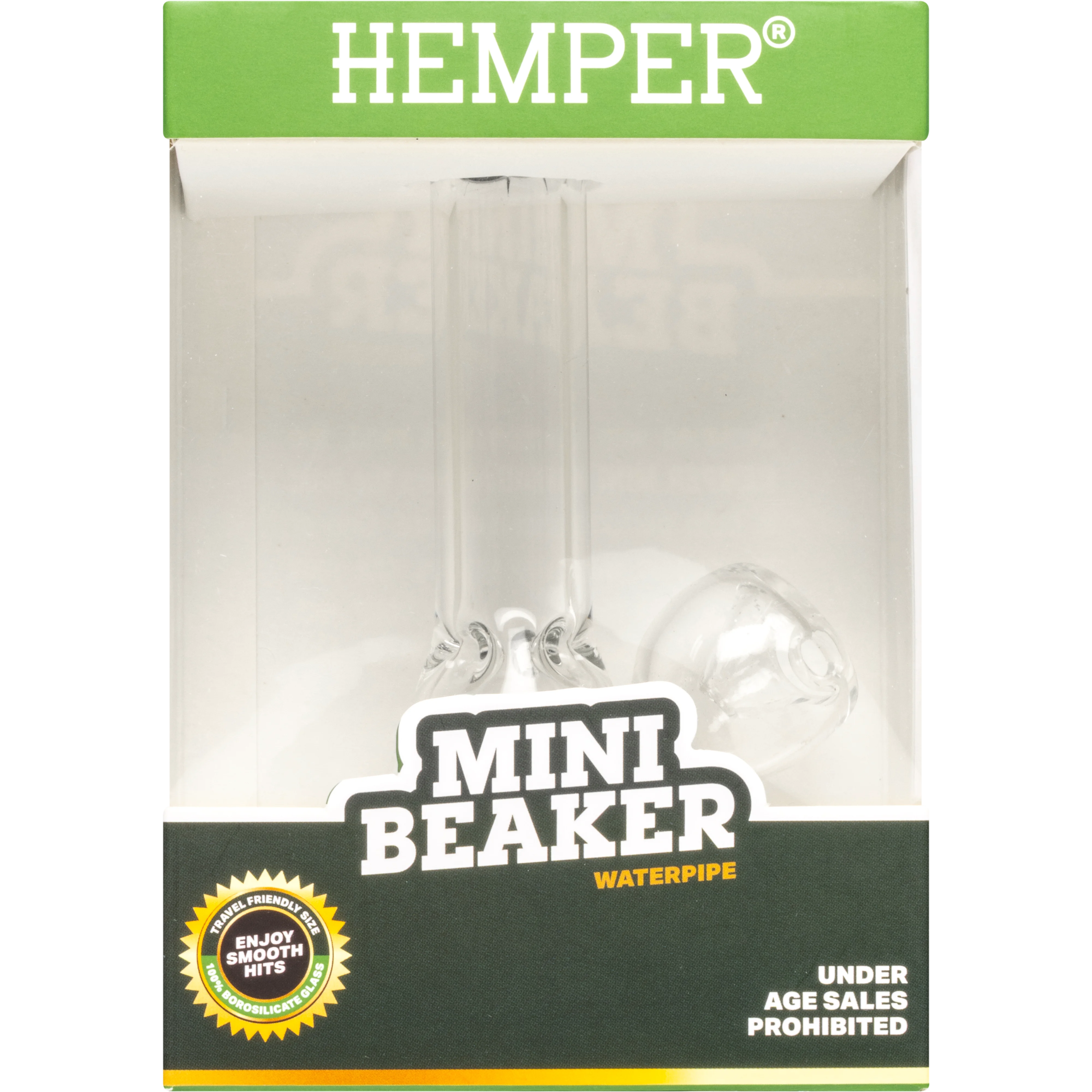 Mini Beaker Waterpipe - Secret Flowers