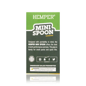 Hemper Mini Spoon Hand Pipe - Secret Flowers