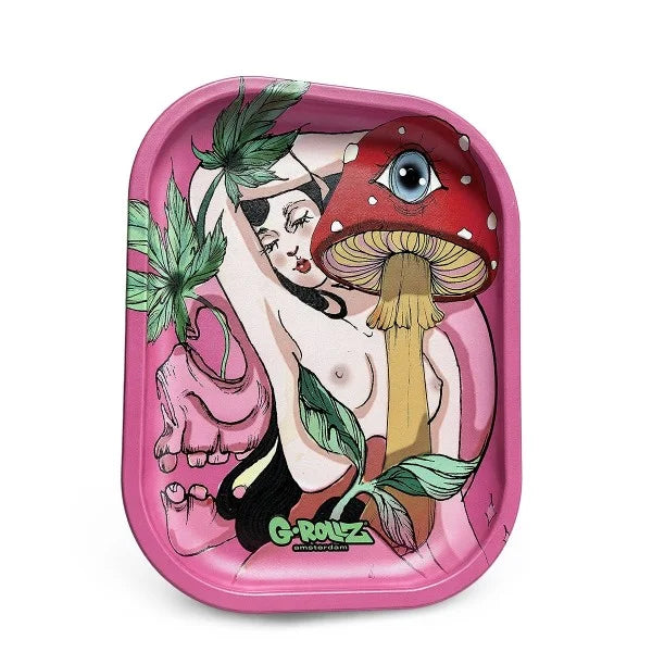 Mushroom Lover Rolling Tray S - Secret Flowers