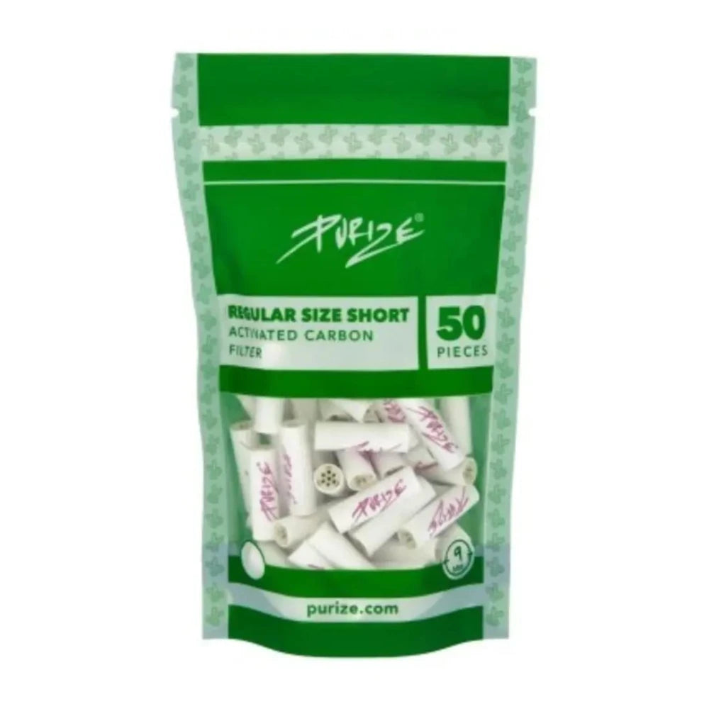 Aktivkohlefilter Regular Size Short 9mm 50st White