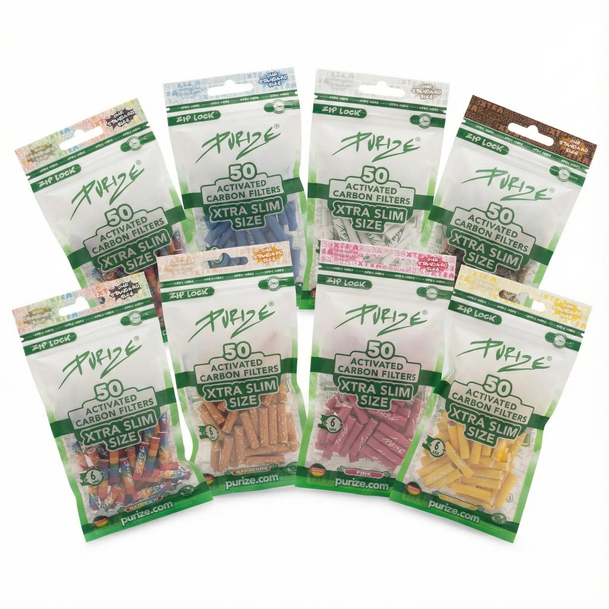 Aktivkohlefilter Xtra Silm Size 6mm 50st