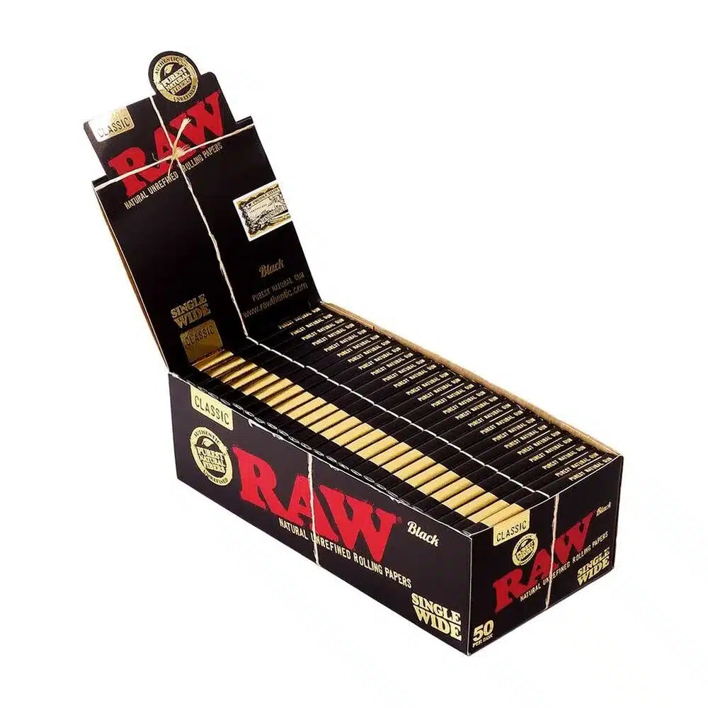RAW Black Classic - Single Wide Papers