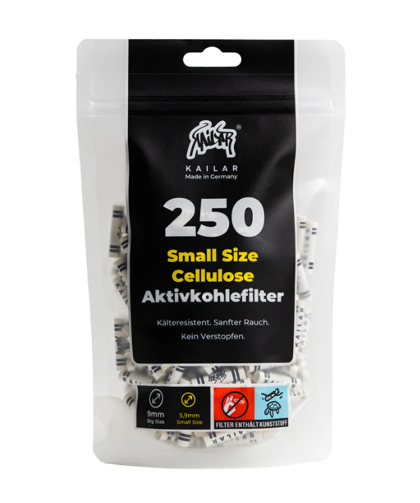 Aktivkohlefilter 250 Stück - 5,9mm